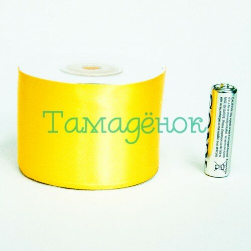 377, Лента атласная, 25м*5см (желтая), sev13092, 45 руб., sev130916, , Колпачки, короны 377, Лента атласная, 25м*5см (желтая), sev13092, 45 руб., sev130916, , Колпачки, короны